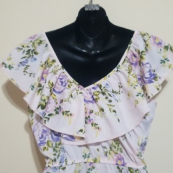 M.P.H COLLECTION Floral Print Dress Sz. - Picture 9 of 10